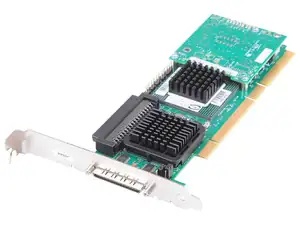 RAID CONTROLLER DELL PERC 4/SC  64MB/1CH/1CH/U320 PCI-X - Φωτογραφία