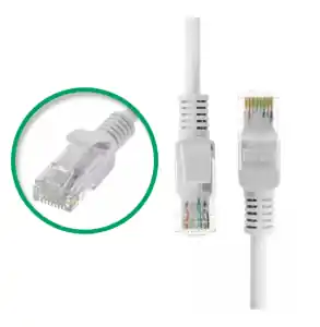 Cable de red Cat5e Ethernet RJ45 UTP de 10 metros - Tecnopura