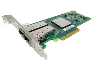 HBA FC 8GB DELL QLE2562 FIBER CHANNEL DUAL PORT PCI-E LP - Photo